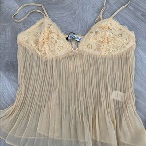 Princess Polly Cream Lace Camisole